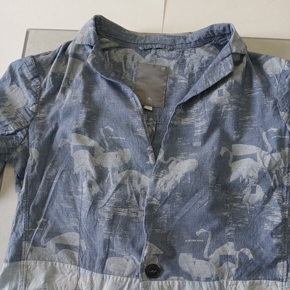 G-Star Raw ~ Cotton Print Blazer - Picture 6 of 14